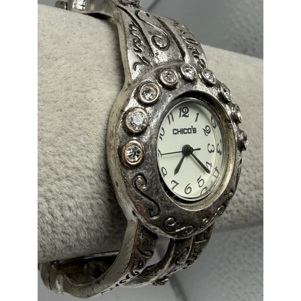 Chico's Cuff Watch New Battery 30MM 7